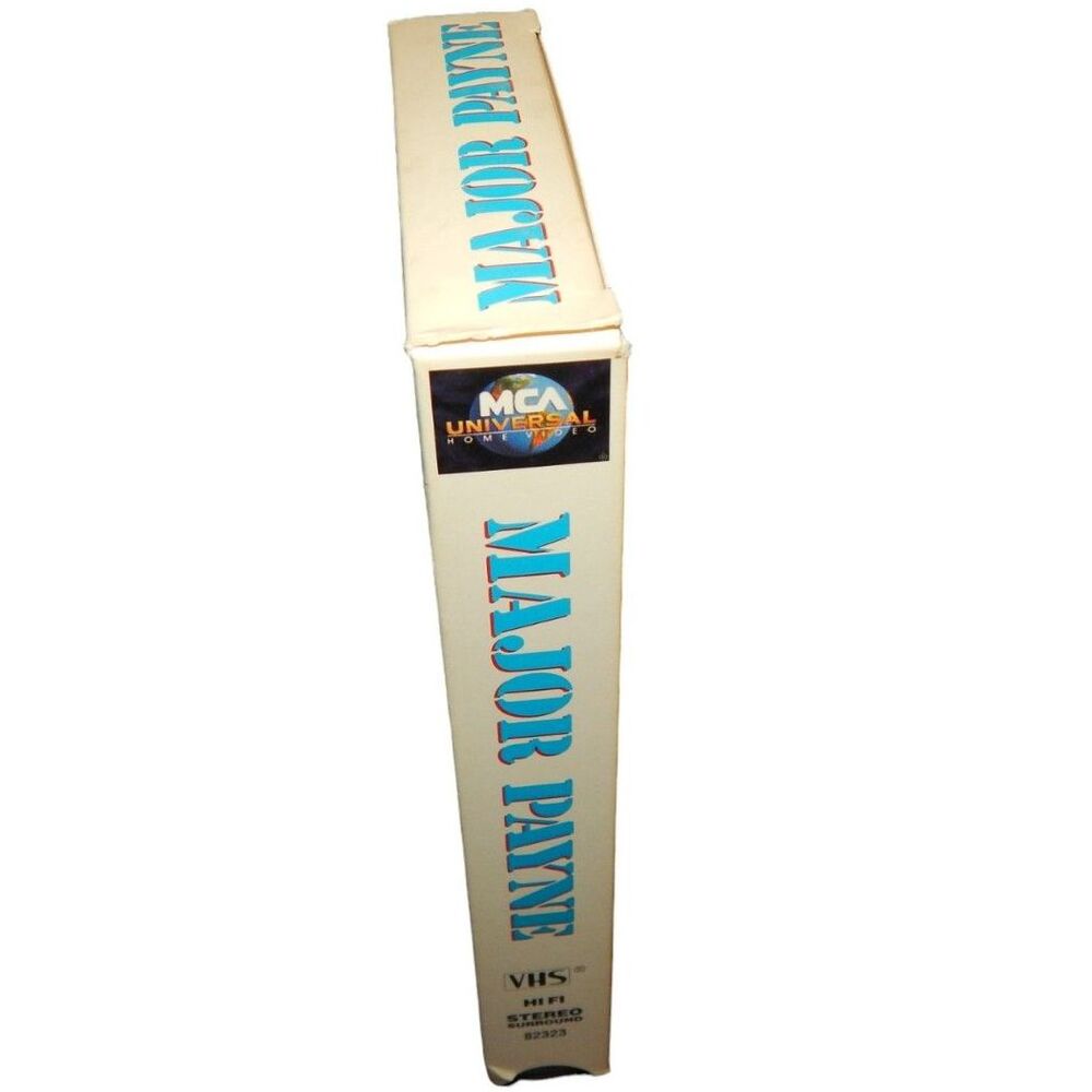 Major Payne Damon Wayans vintage 1995 Universal Studios VHS original paper case - Picture 5 of 5
